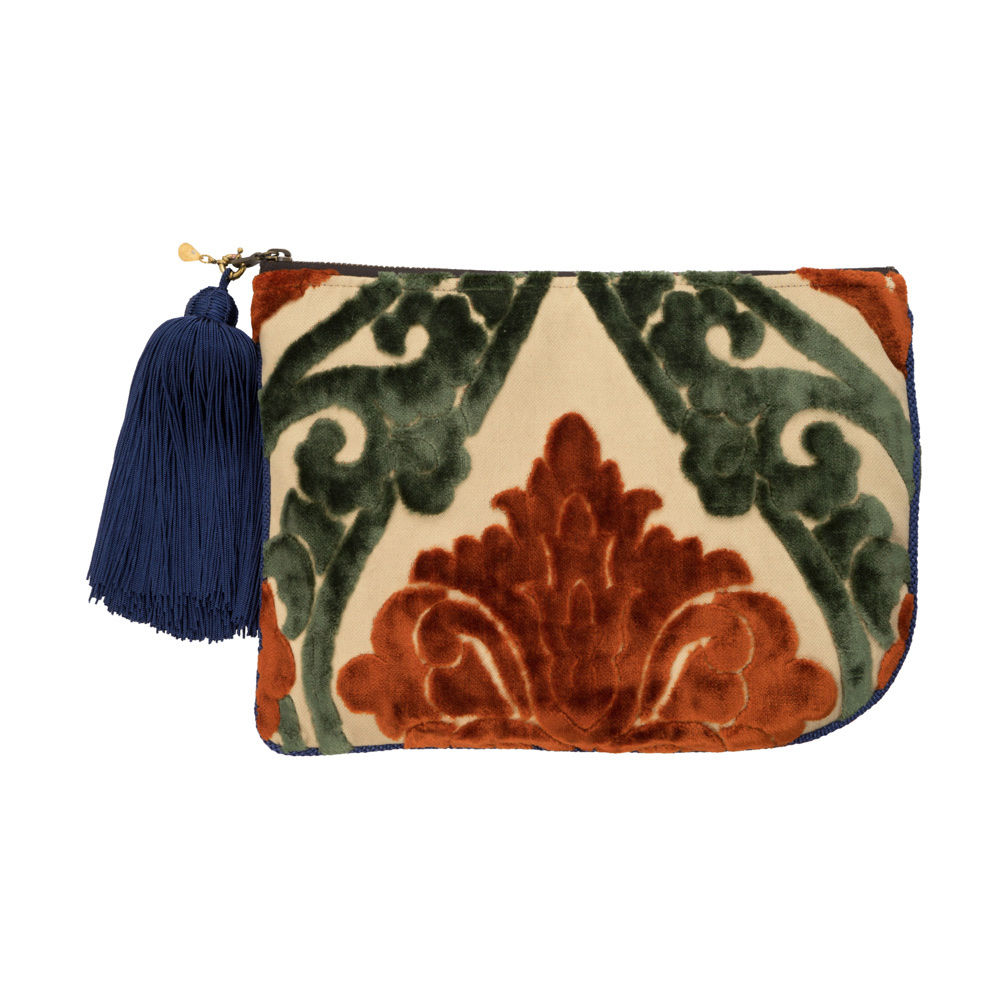 スムスム　ブティカ　boutiqua  ポシェタ　ポーチ　モロッコ　モロカンファブリック アマンディエ