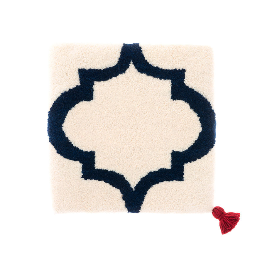 Jelly Jutan Tricolor 40 zabouton <Quatre Feuille / Blue>