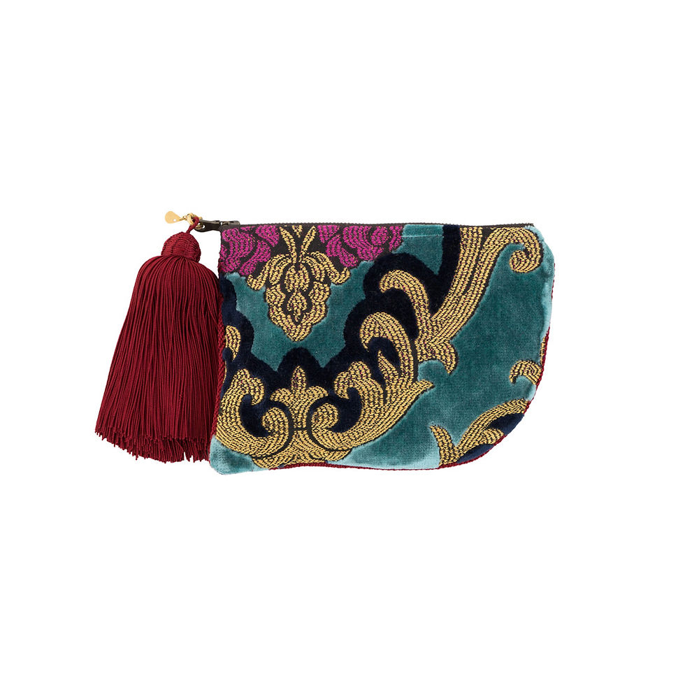 スムスム ブティカ boutiqua ポシェタ ポーチ モロッコ モロカンファブリック ジェルブロワ Brigitte Tanaka