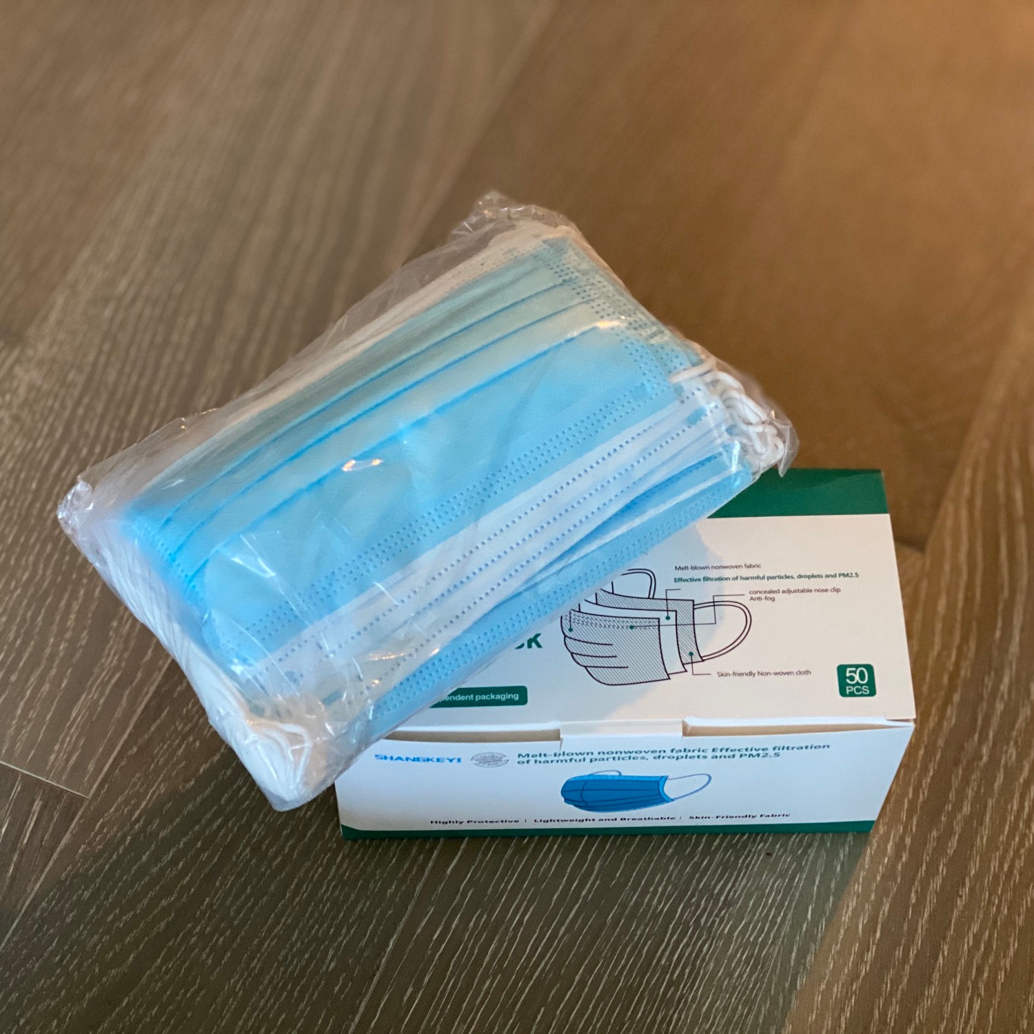 Pack of 50 Disposable Surgical Masks