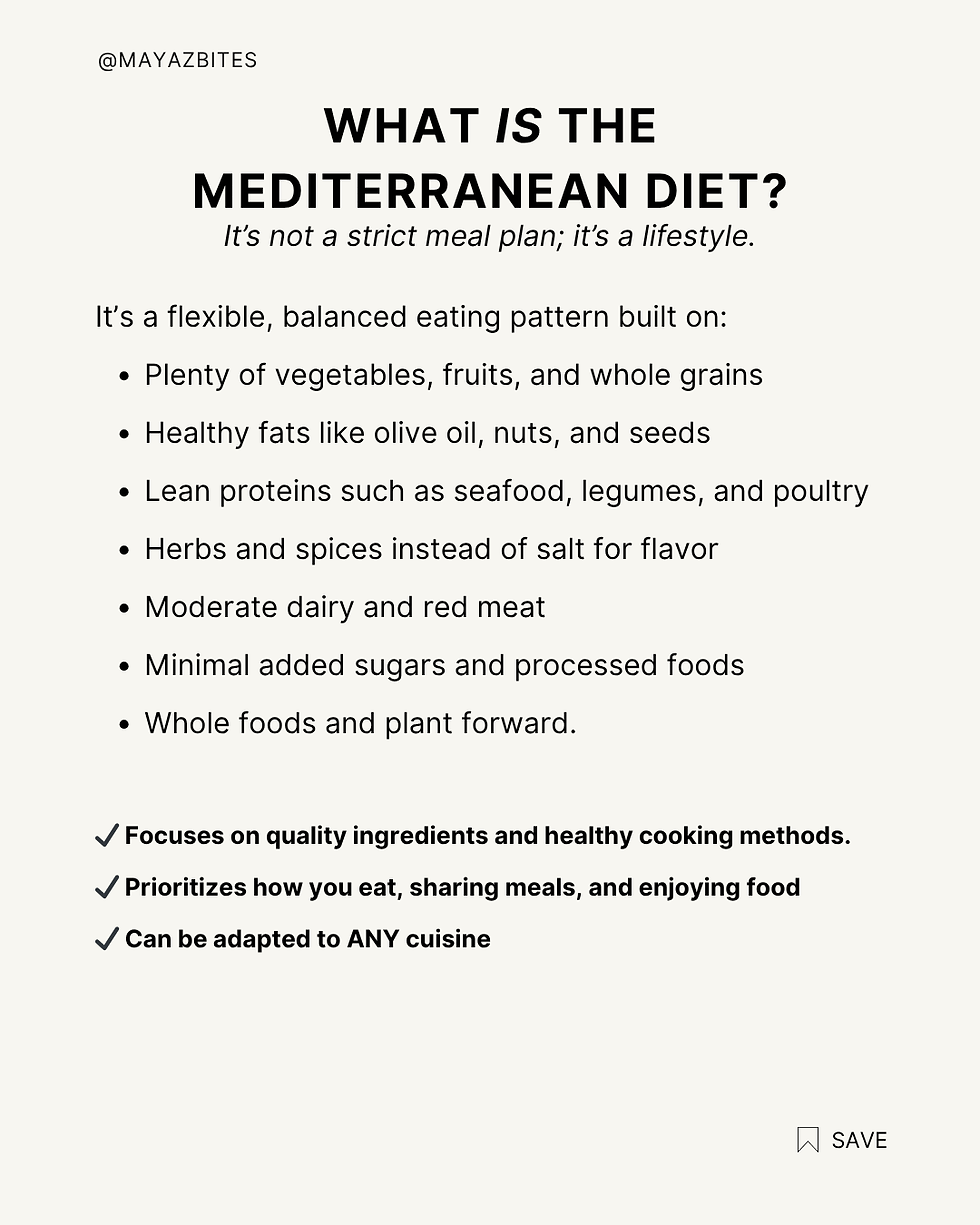 Easy & Simple Mediterranean Diet Meal Plan for Beginners