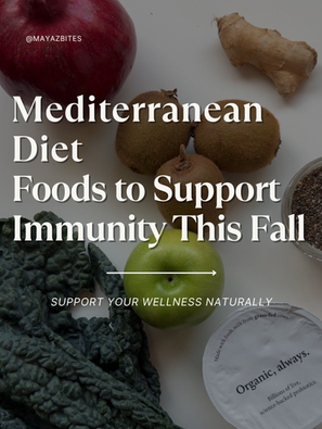 Mediterranean Diet Foods to Support Immunity This Fall