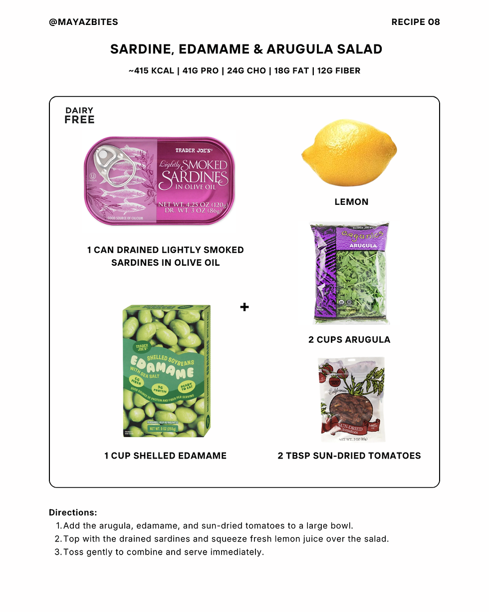 Mediterranean Diet Trader Joe's No-Cook meals For Sustainable Weight Loss
