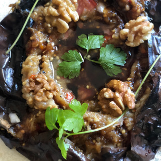 Mediterranean Diet Vegan Syrian Baba Ganoush Recipe By Registered Dietitian Maya Oueichek 