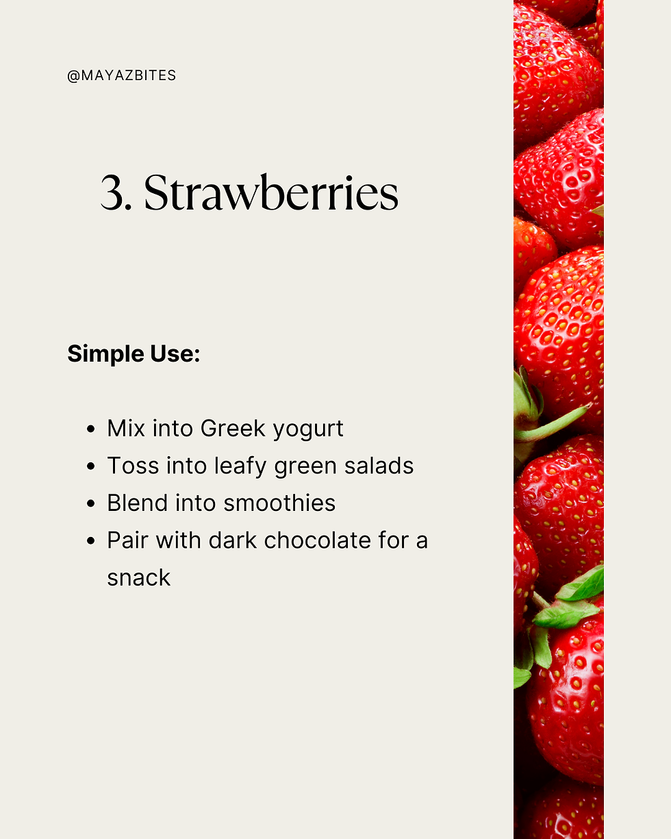 Mediterranean Diet Vitamin C Food List