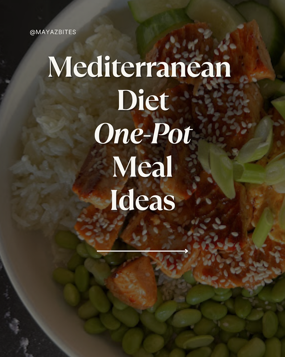 Mediterranean Diet One-Pot Meal Ideas