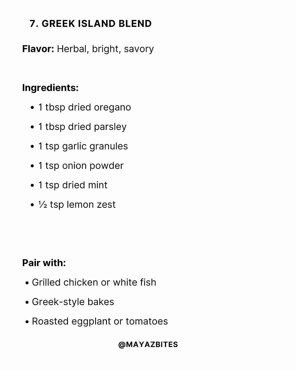 10 Mediterranean Diet Low-Sodium Seasoning Blends for Anti-Inflammatory Wellness 🌿