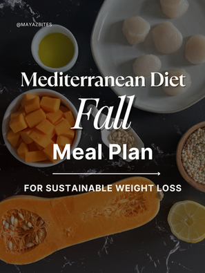Mediterranean Diet Fall Meal Plan For Sustainable Weight Loss