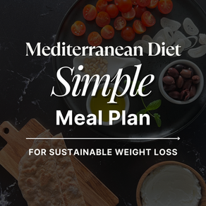 Mediterranean Diet Simple Meal Plan For Sustainable Weight Loss