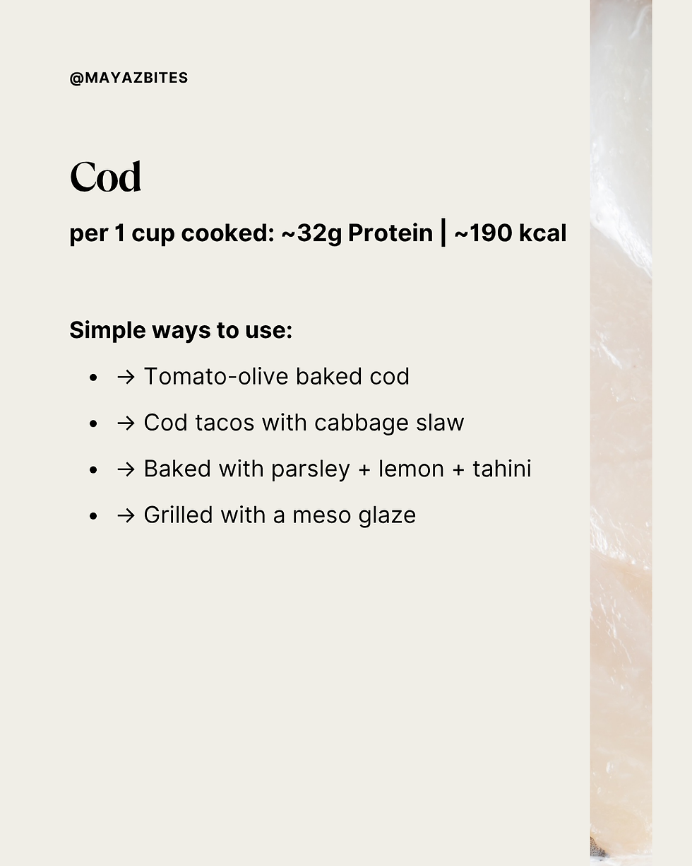Mediterranean Diet Protein Foods List Volume 1: Meats & Seafood