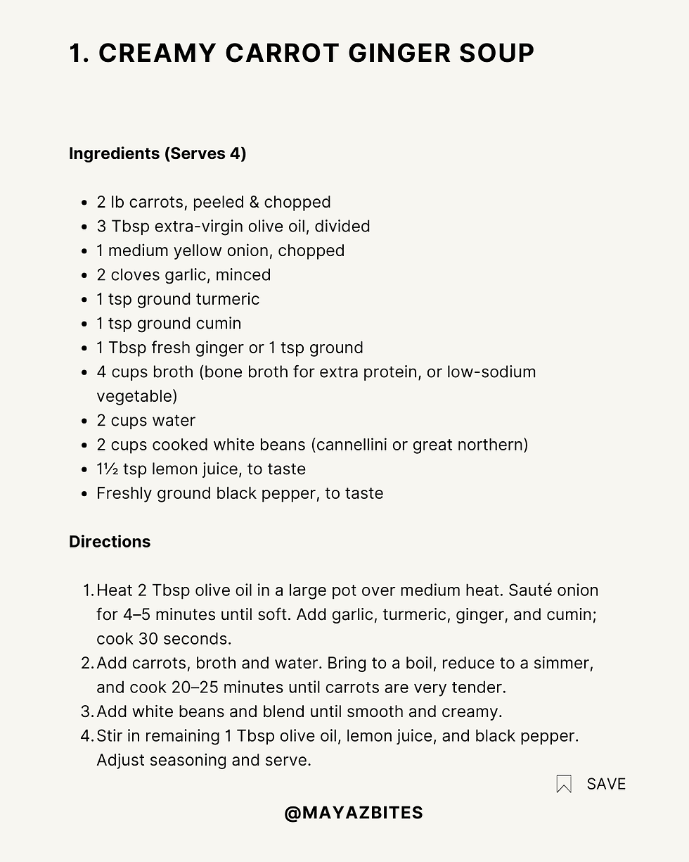 Mediterranean Diet Anti-Inflammatory Winter Soup Recipes