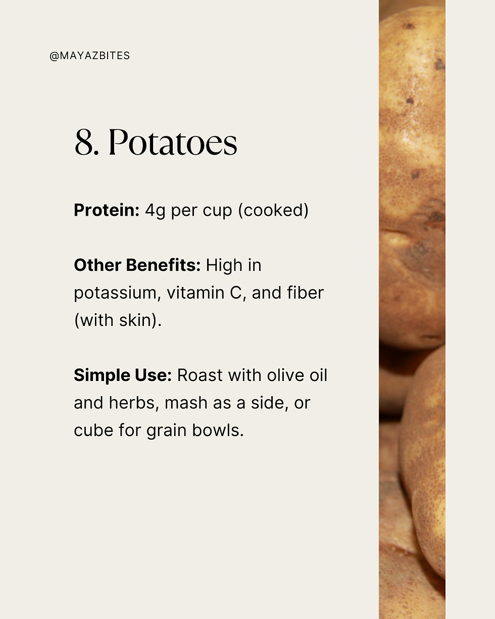 Mediterranean Diet Higher Protein Vegetables List
