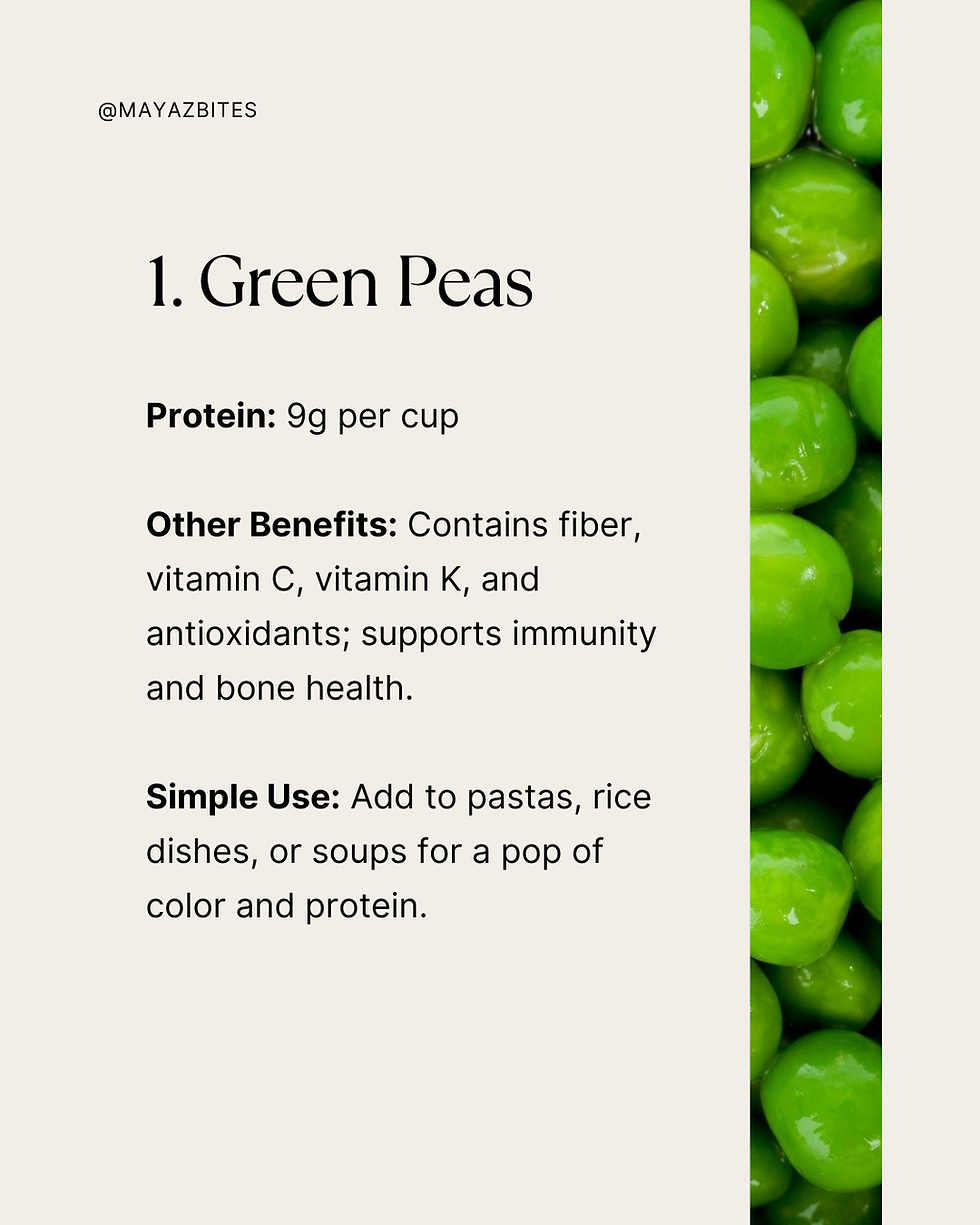 Mediterranean Diet Higher Protein Vegetables List