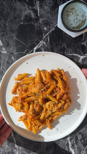 Mediterranean Diet Creamy Coconut Chicken Pasta Recipe