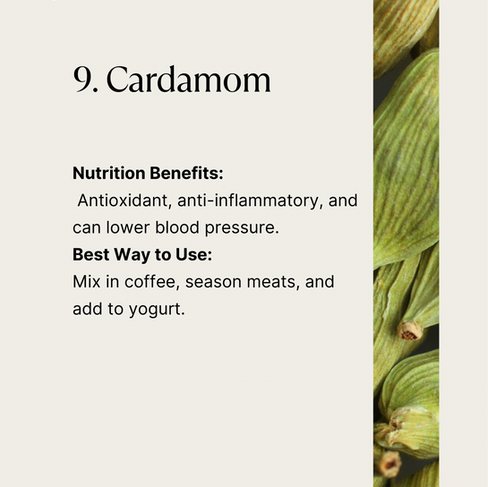 Mediterranean Diet Spice & Herbs Catalog Vol 1.