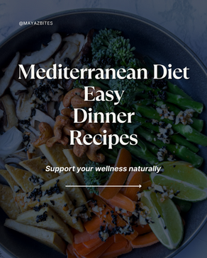 Mediterranean Diet Easy Dinner Recipes