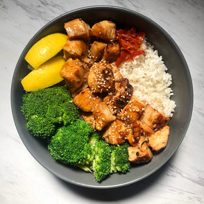 Mediterranean Diet Chicken Teriyaki Bowl Recipe