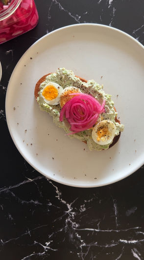Mediterranean Diet Protein Avocado Toast Recipe