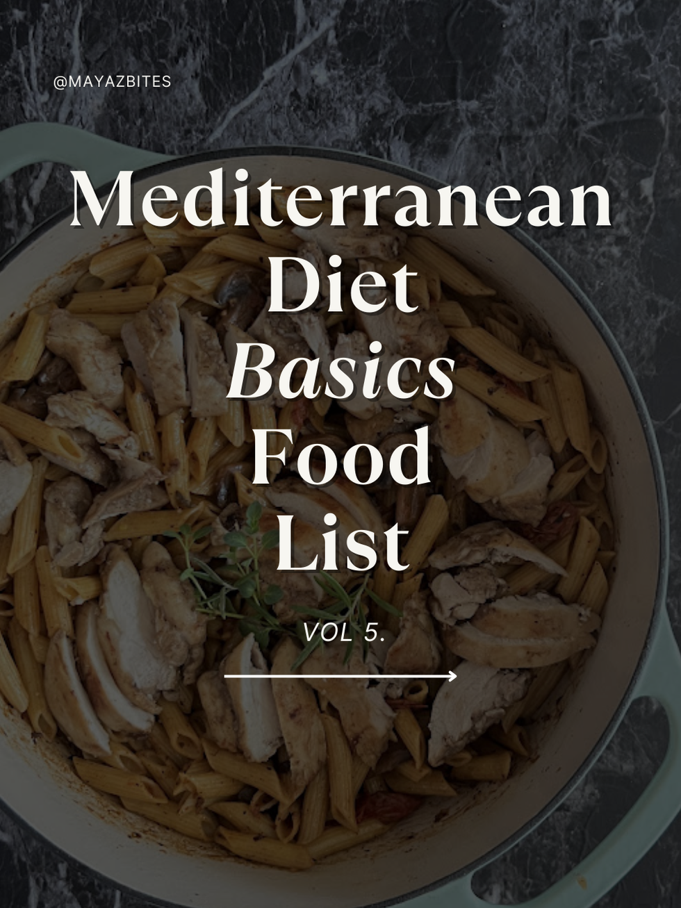 10 Simple & Healthy Mediterranean Diet Meal Ideas