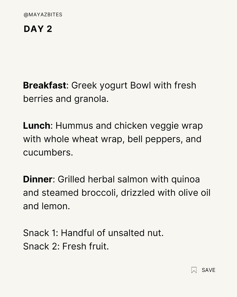 Mediterranean Diet Basic 7-Day Meal Plan