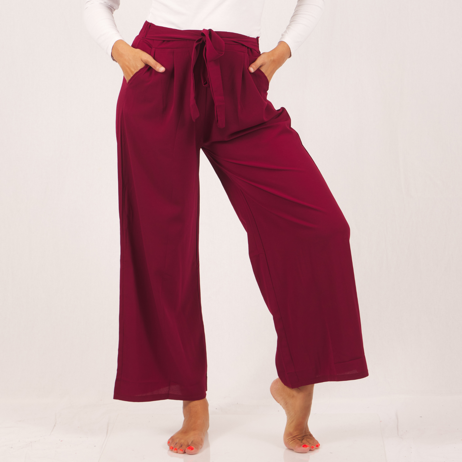 Bordeaux wide leg