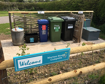 Welcome sign,Recyling and flushale CDP