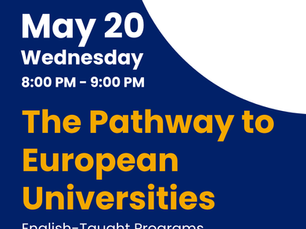 European Universities Webinar: English-Taught Programs, Application Processes and Country Selection