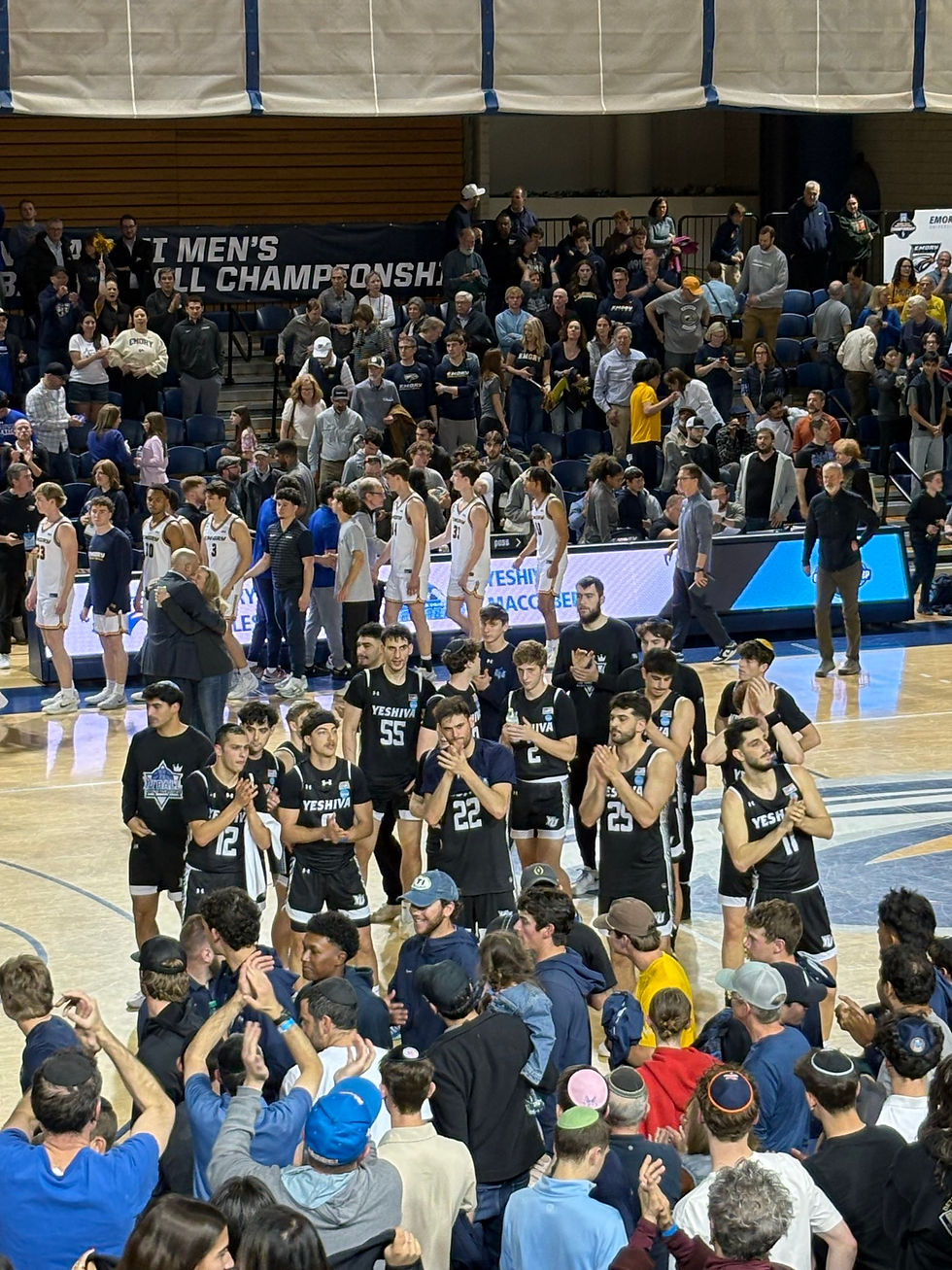 The Macs wish their fans a heartfelt goodbye following their season-ending 101-80 loss in the sweet 16 to Emory (Photo Credit: @JinjaNina9/X)