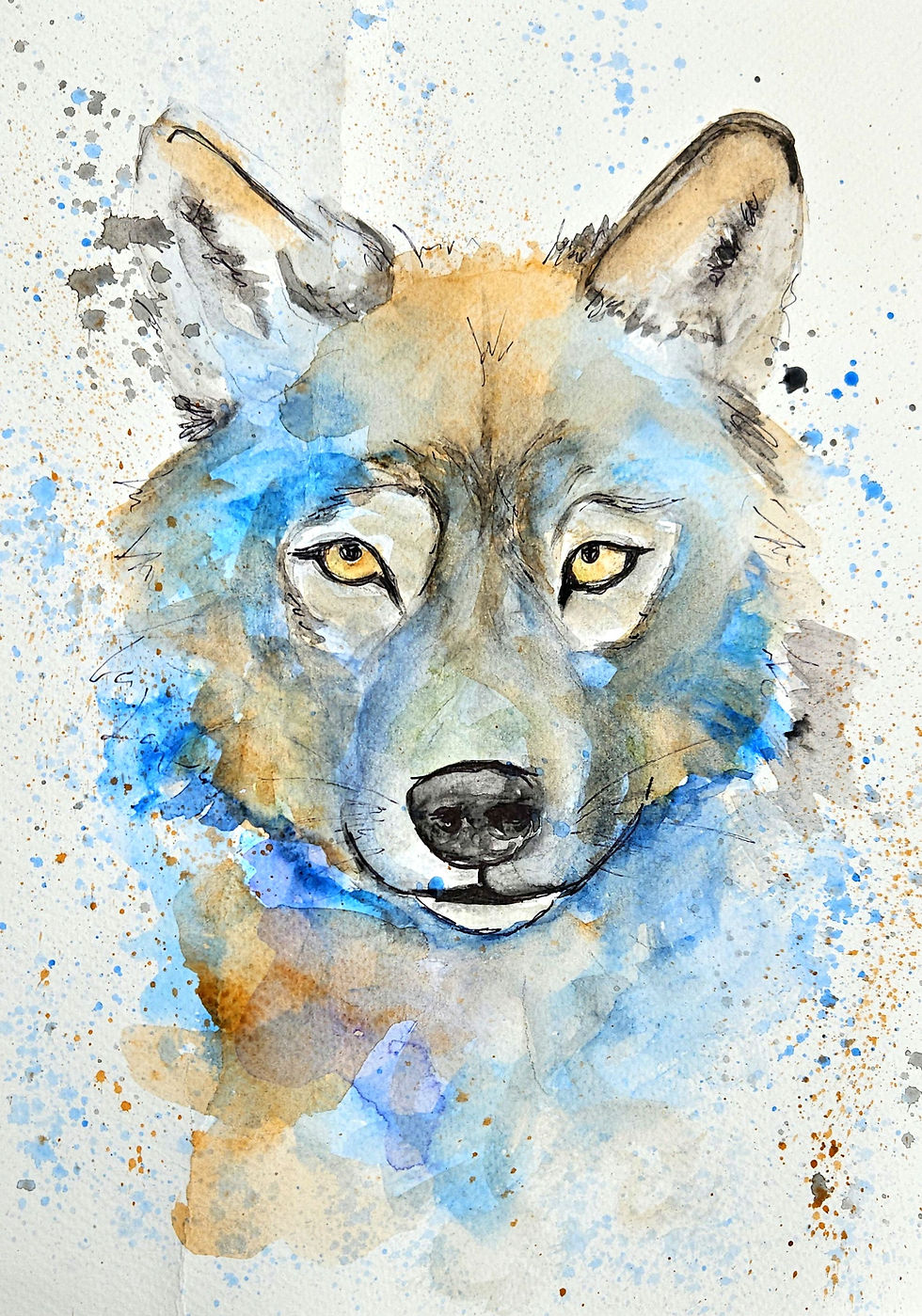 Soirée Créative Vin et peinture - loup