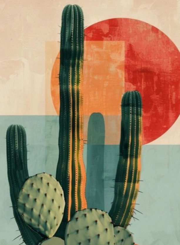 Soirée Créative Vin, Plaisir & Peinture - Cactus