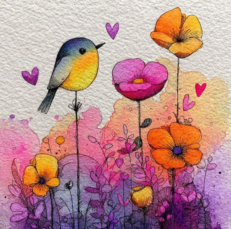 Soirée Créative Vin et peinture - Aquarelle