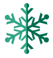 Green Snowflake