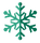 Green Snowflake