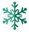 verde del copo de nieve
