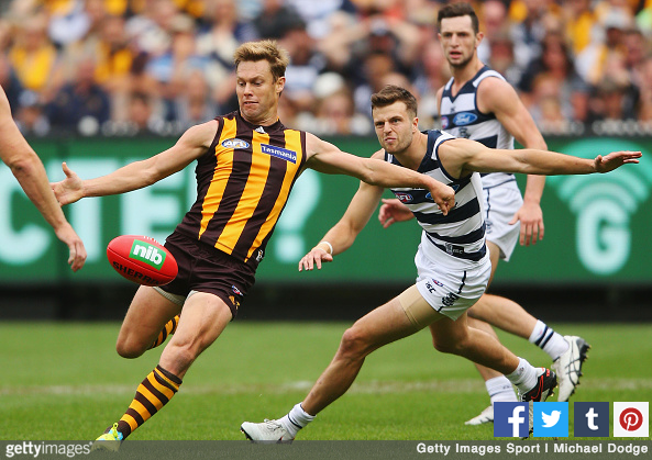 Sam Mitchell in action for the Hawks