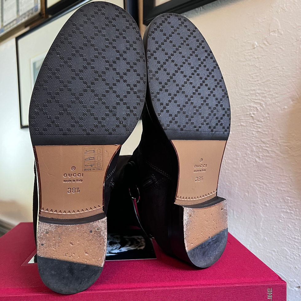 Thumbnail: Gucci Horsebit Riding Boots; EU 38.5