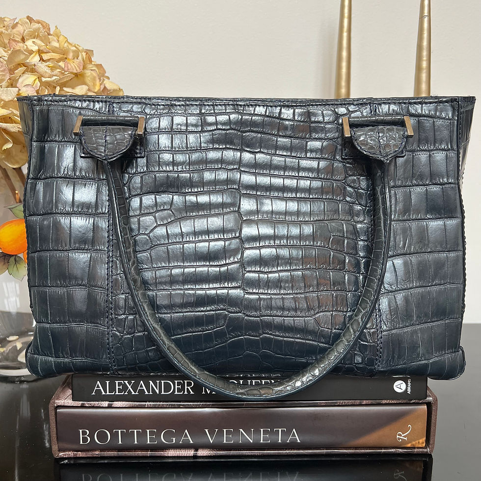 Thumbnail: Lambertson Truex Alligator Tote