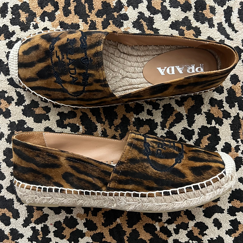 Thumbnail: Prada Leopard Espadrilles; EU 37