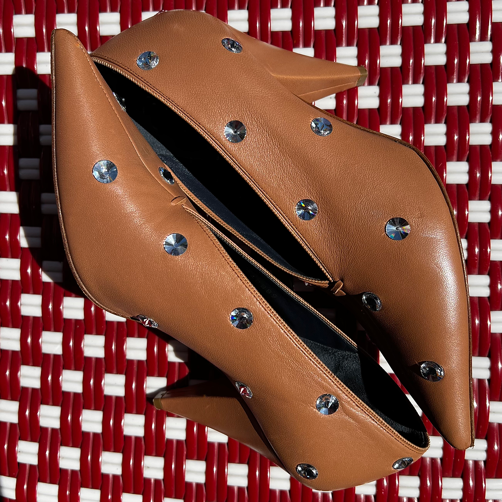 Thumbnail: Céline Crystal Stud Heels; EU 36