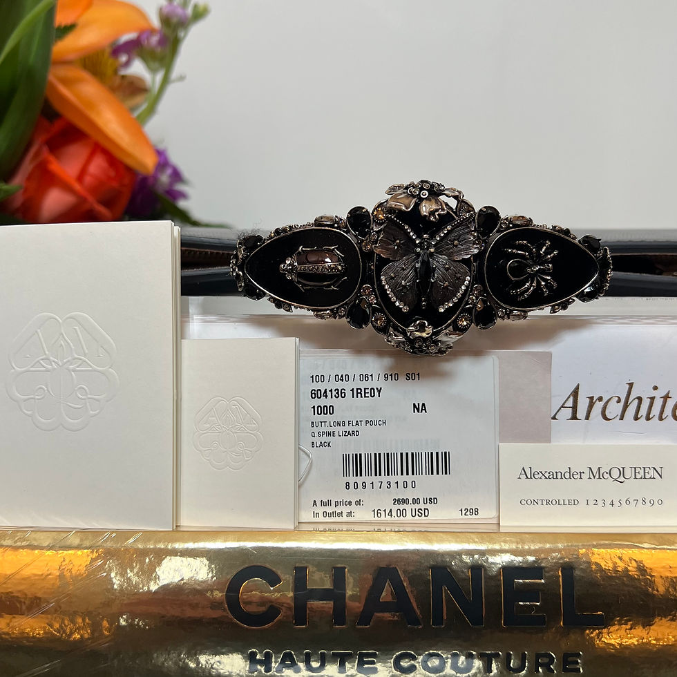 Thumbnail: Alexander McQueen Entomology Knuckle Clutch