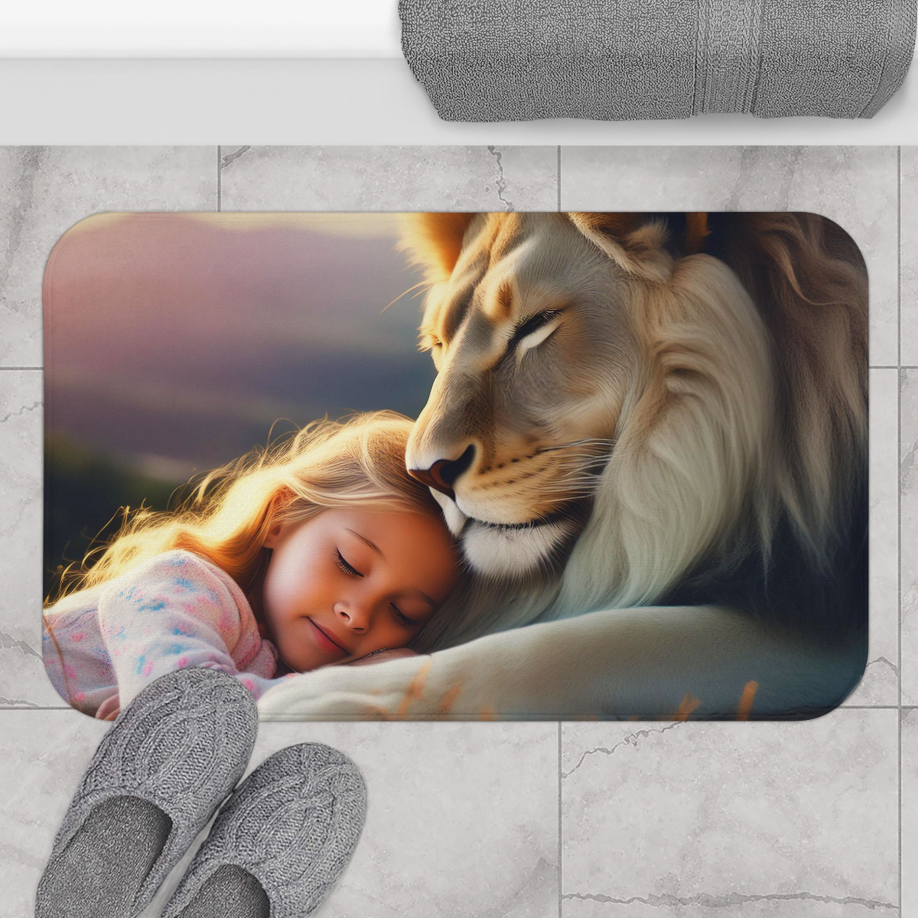 Judah & Girl Bath Mat