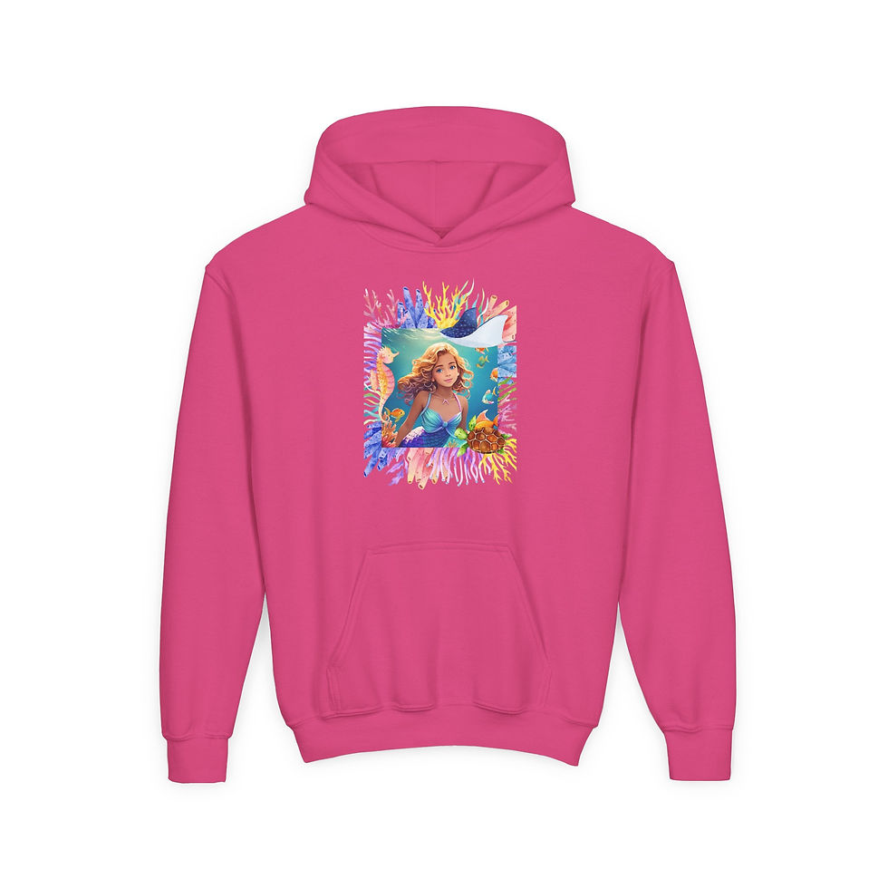 Thumbnail: Big Girl's Mermaid Hoodie