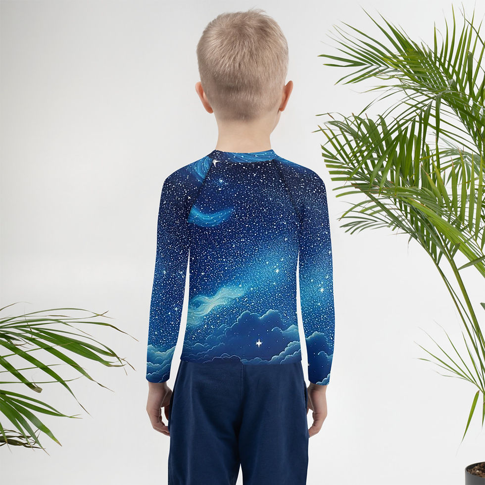 Thumbnail: Starry Night Rash Guard Shirt
