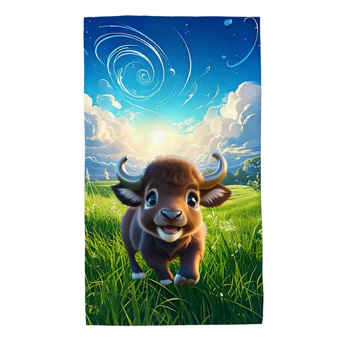 Baby Buffalo Microfiber Hand Towel