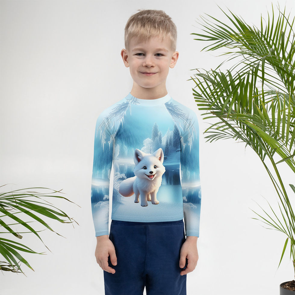 Thumbnail: Baby Arctic Fox Rash Guard