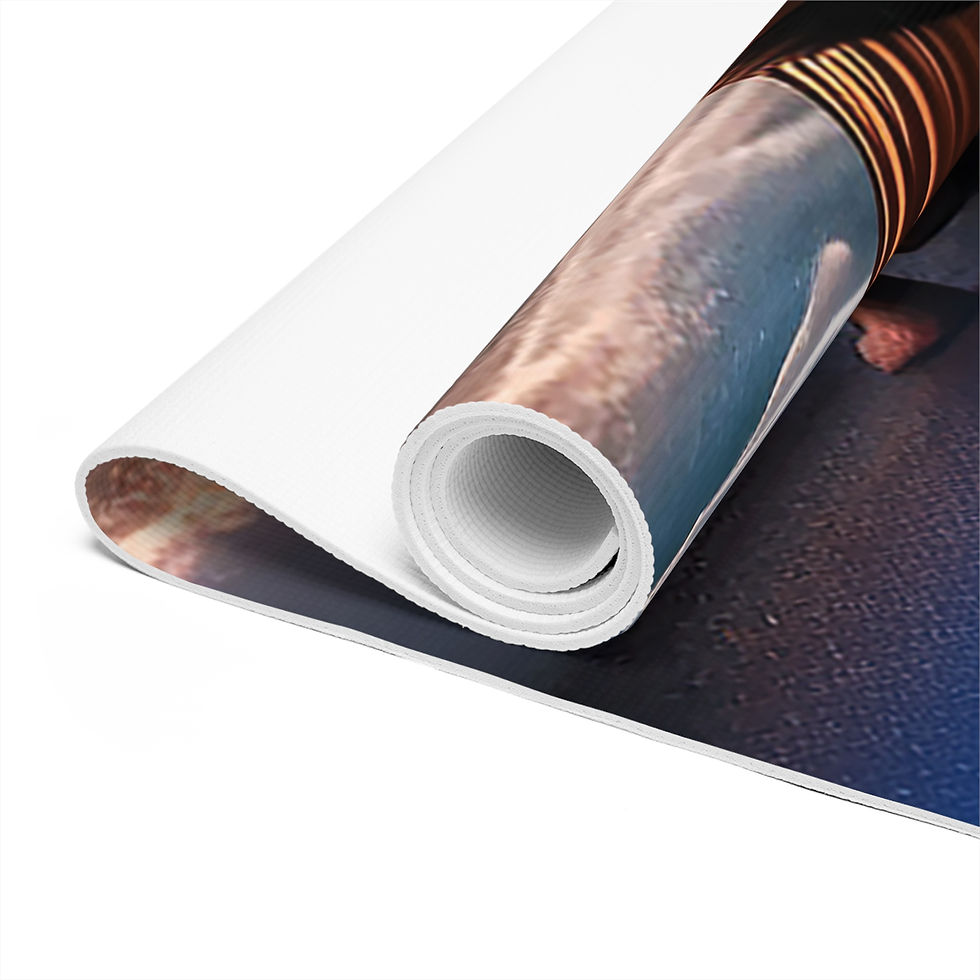 Thumbnail: Red Sea Foam Yoga Mat W/Proverbs 3:6