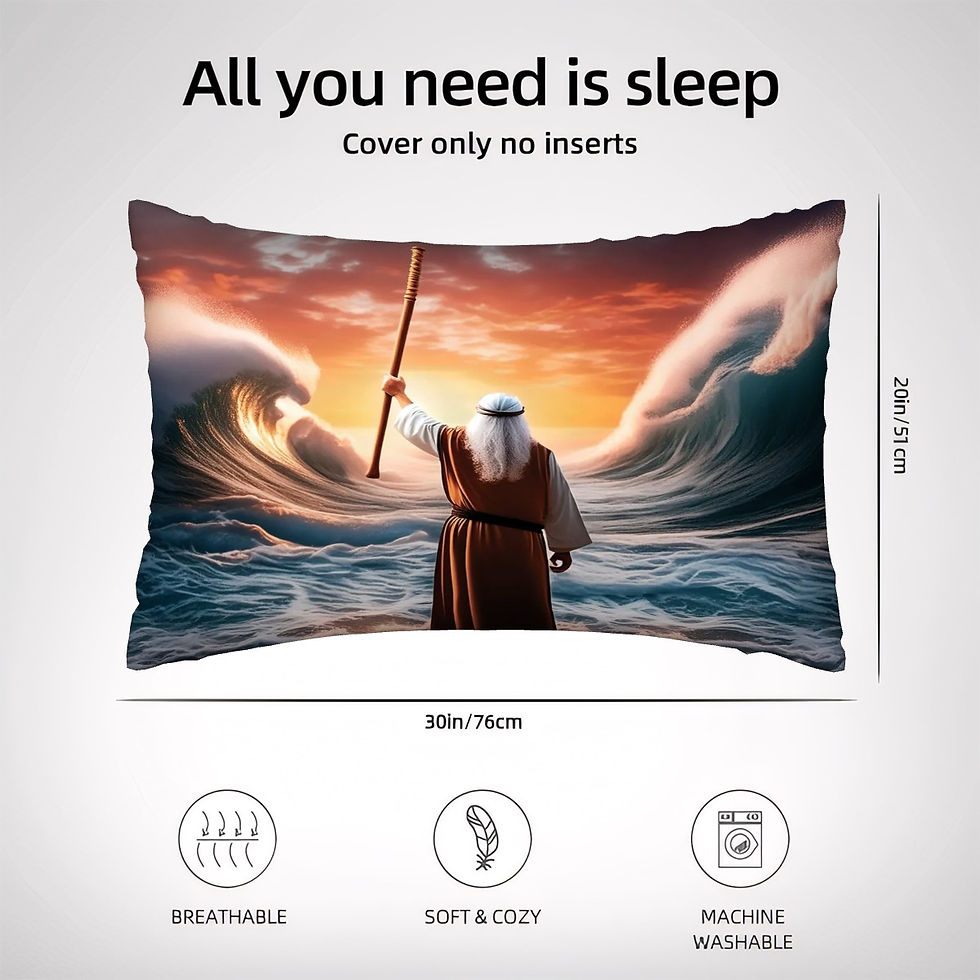 Thumbnail: Red Sea Satin Pillowcase with Hidden Zipper