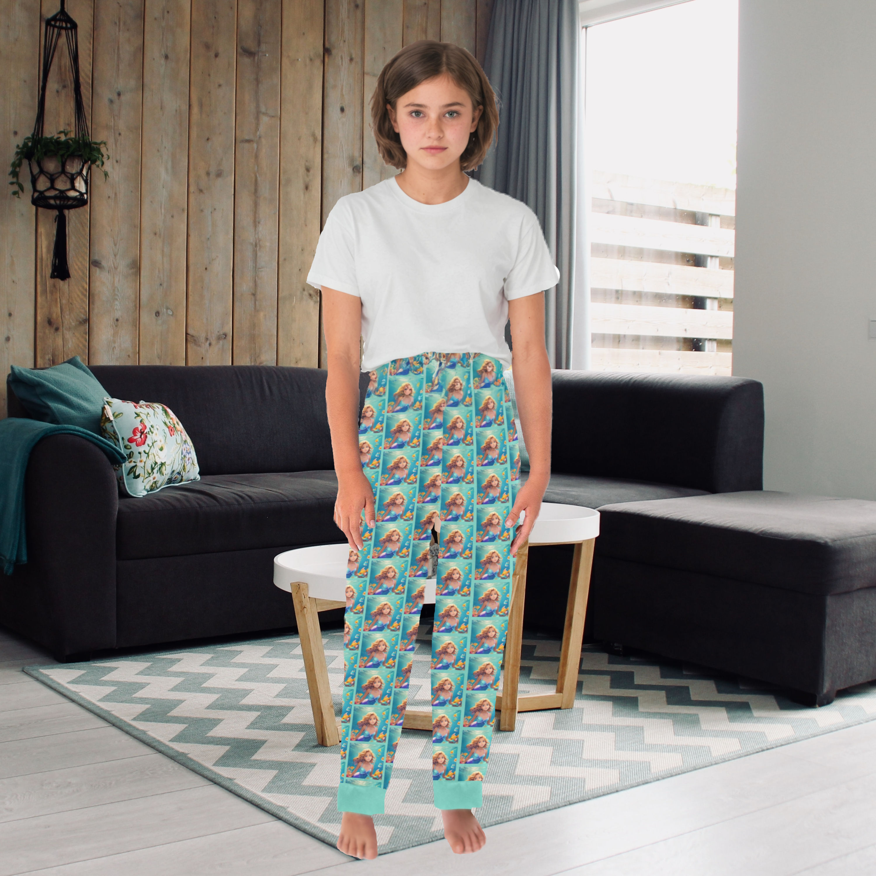 **Big Girl's Mermaid Pj Pants