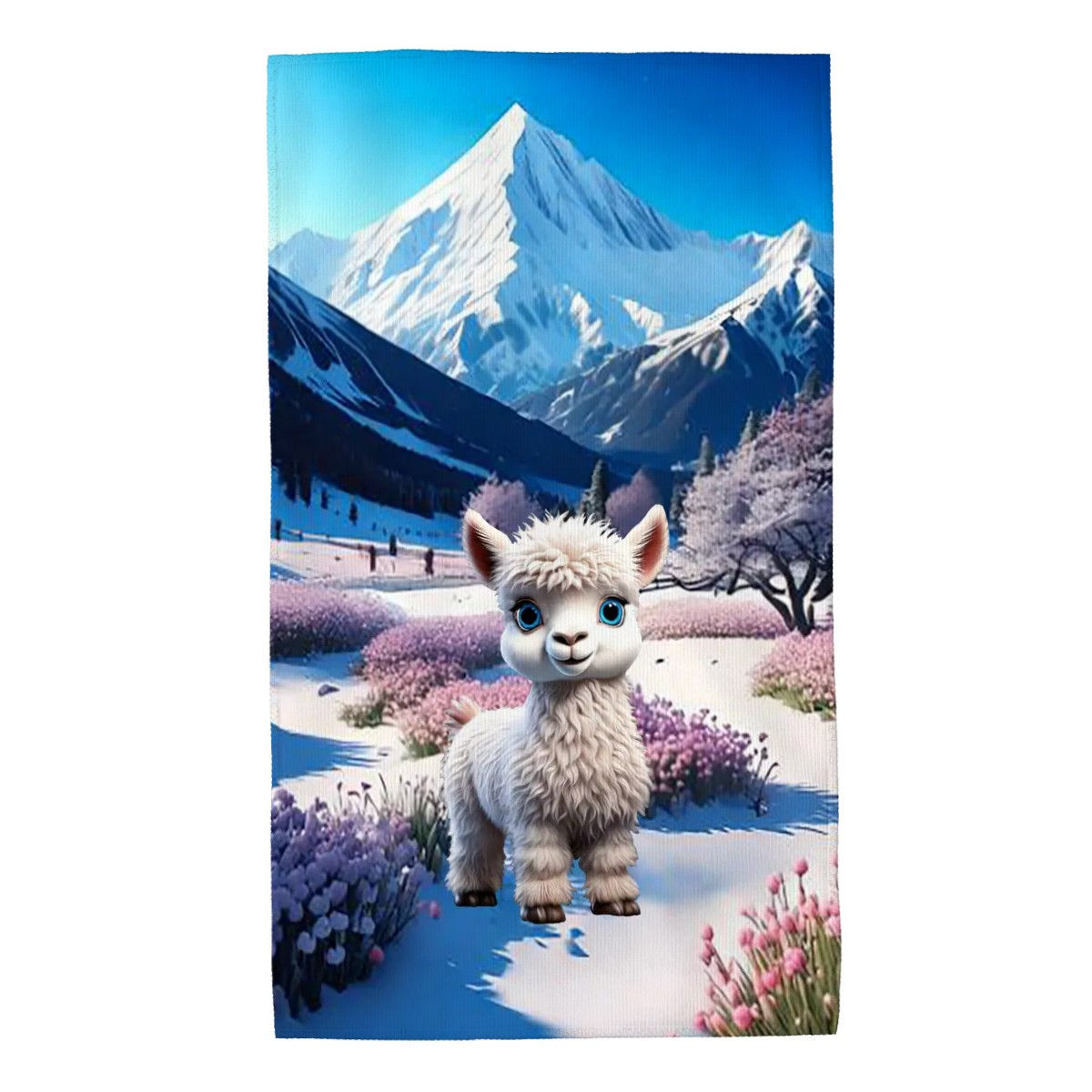 Baby Girl Alpaca Microfiber Hand Towel