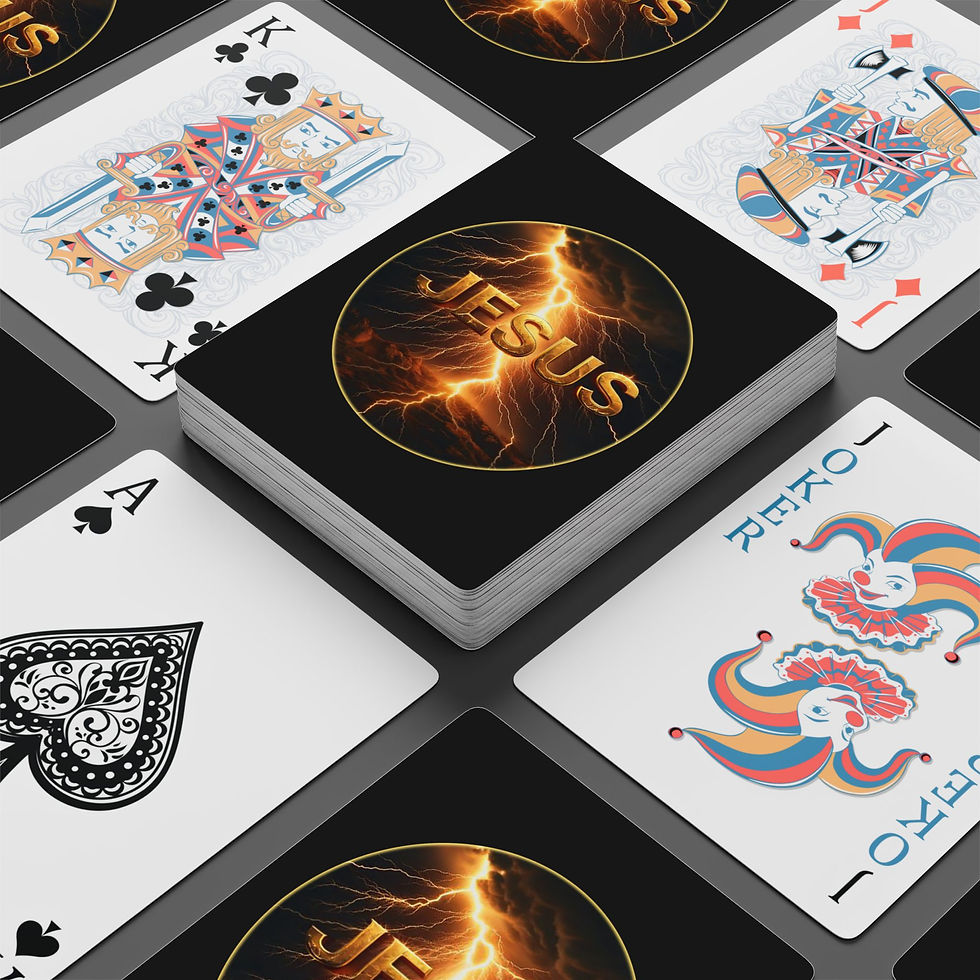 Thumbnail: Jesus Lightning Playing Cards